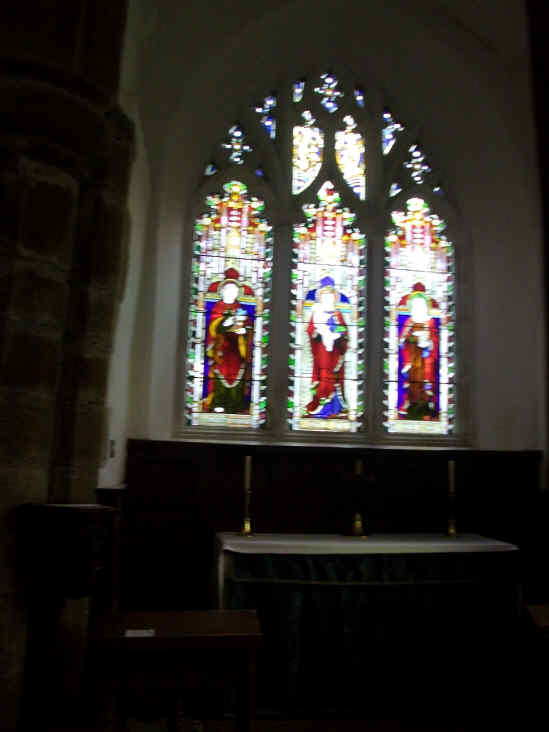 The Lady Chapel in Whalley Parish Church in natural light